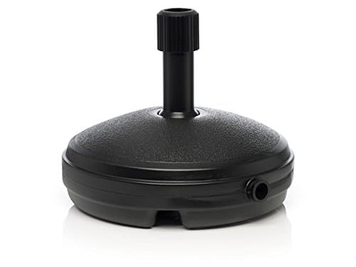 Ward Black Plastic Parasol Base