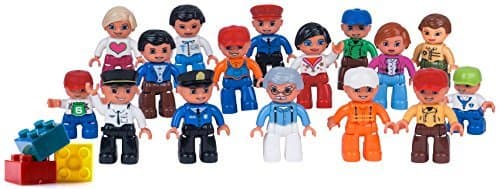 Community Figures Set Lego Duplo Compatible(16 Pcs)