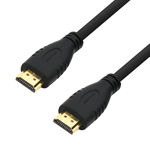 KUNCAN 1.5m High Speed HDMI 1.4v Cable 3D 2160p 4K Ultra HD HDMI to HDMI M/M Support All HDMI Devices Audio/Video Gold-Plated