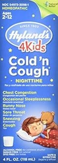 Hylands Night Time Cold N Cough 4 Kids, 4 Oz