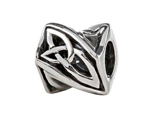 SilveRado Sterling Silver Celtic Infinitely Twisted Bead / Charm