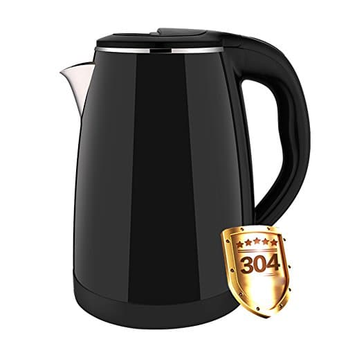 XIAOLIN Fast Rapid Boil Double Anti-hot Hide The Switch Snap-type Lid Electric Kettle Water Heater 304 Food Grade Stainless Steel Home Kettle Automatic Power Off 1.8 Liters with Auto Shut Off Function ( Color : 4 )