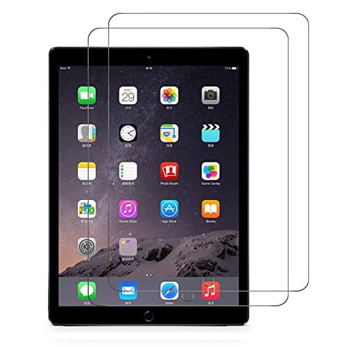iPad 9.7" Glass Screen Protector For iPad Pro 9.7" / Air 2 / Air ,[2-pack], Tempered Glass Screen Protector for iPad 9.7-inch, Apple Pencil Compatible/ Bubble-Free/ Anti-Fingerprint