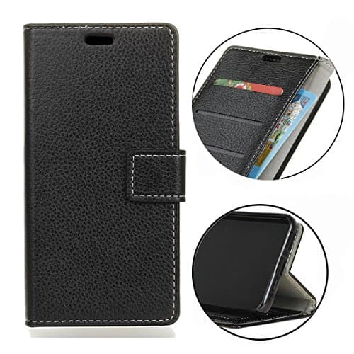 Eaquro Google pixel 2 XL Case - Eaquro Premium Google pixel 2 XL Wallet Case ,Luxury PU Leather Flip Protective Magnetic Cover for Google pixel 2 XL with Card Holder - Black