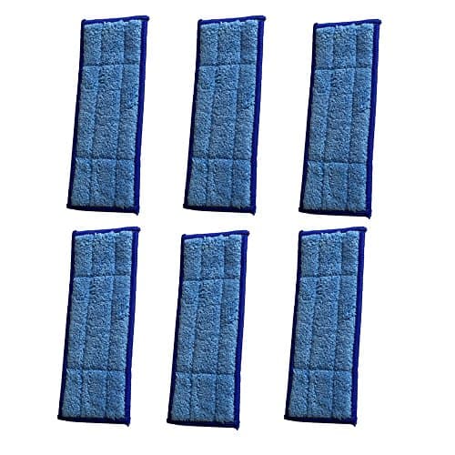 MAXMALL Microfiber Washable Replacement Dry Mopping Cloths Cleaning Pads For iRobot Braava Jet 240 (6-Pack)
