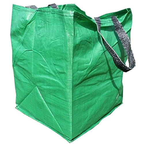 1 X GARDEN WASTE CUBE BAG - Best Multipurpose HEFTY Reusable Bags For The Disposal Of Leaves, Weeds & Grass Cuttings - (136 Litre Capacity)