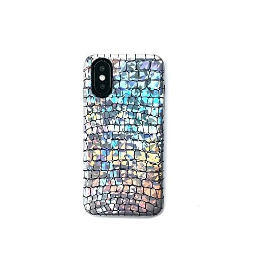 iPhone X Case, iPhone X Case Yonfan Luxury Glitter Bling Sparkle TPU Fashion Phone Case Cover For Apple iPhone X 5.8 inch Crocodile Skin Style