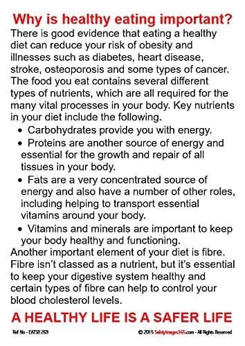 Why is healthy eating important?