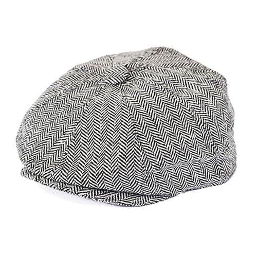 JMC Trading CompanyGrey Herringbone 8 Panel Cap
