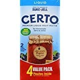 Sure-Jell Certo Premium Liquid Fruit Pectin Value Pack, 8 Boxes, 4 Pouches