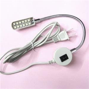 12 Bulb LED Sewing Machine Working Light Lamp With Magnetic Base & AC Plug