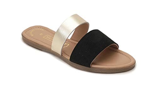 VAPH Women's Quinn Leather Flip-Flops