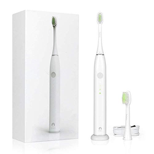 Pasaki Electric Toothbrush 2 Replaceable Heads IP68 Waterproof 3 Optional Working Modes Sonic Toothbrush