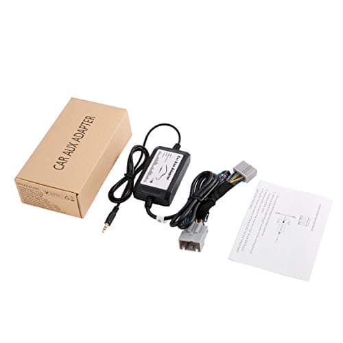 Funnyrunstore Auxiliary Input Mp3 Interface Car Aux Adapter For Ford Edge Expedition Explorer F-150 F-250 F-350 F-550 Focus Freestyle (Black)