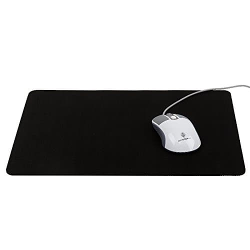 Tigerwingspad Gaming Mouse Pad Mat with Smooth Surface Medium Size - Speed Edition (Jet Black)