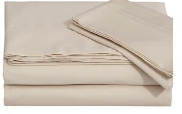 Zara Home Basic 2 Pillowcases, 100% Cotton, 150 Count, Beige