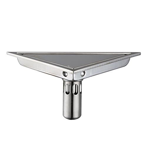 stainless steel corner-drain deep triangular floor drain Pest and odor-resistant anti-blocking deodorant drain-A