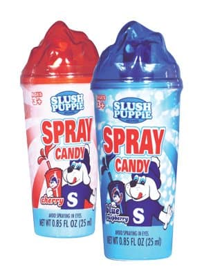 Slush Puppy Candy Spray x3 (Raspberry or Strawberry)