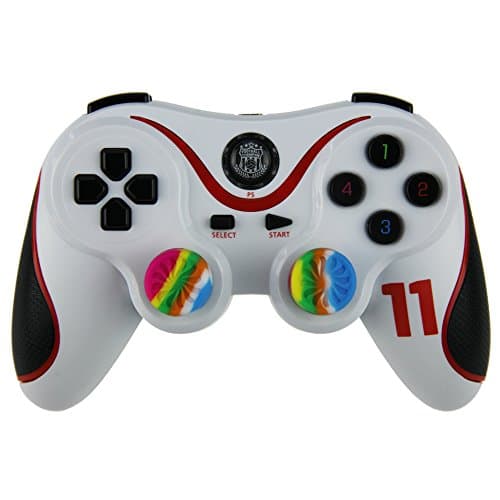 Wireless Controller Double Vibration Gamepad Joystick For PS3 Playstation 3 (White)