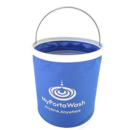 Collapsible 3 Gal. Blue Leakproof Bucket