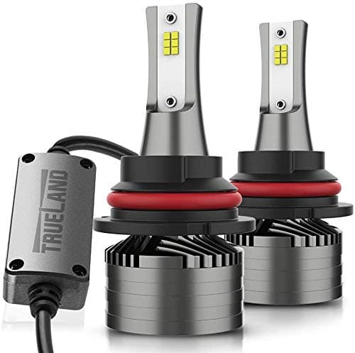 Trueland 9004 HB1 LED Bulbs Conversion Kit Upgraded Canbus Decoder 10000LM 70W 6000K 300% Brighter High Low Beam Bulbs Anti-Flickering Top CSP