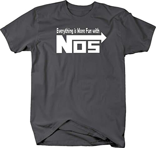Everything is More Fun with NOS Nitrous Racing Tuner T shirt - Large