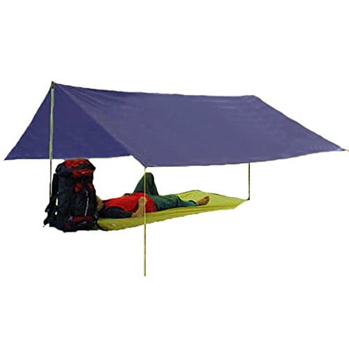 Preself 10 x 10 FT Lightweight Waterproof Ripstop Rain Fly Hammock Tarp Cover Tent Shelter Sun Shelter for Camping Outdoor Camping