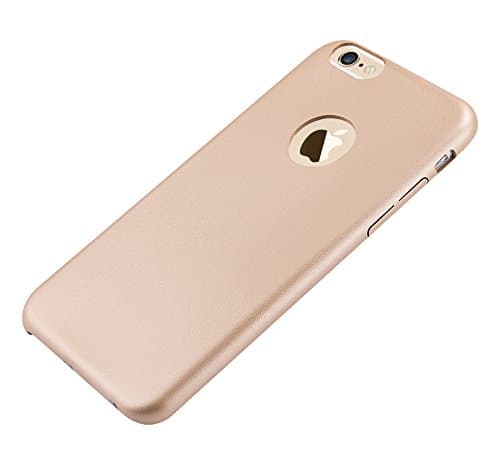 Viken Luxury Phone Case Series Slim Soft Leather Protective Back Case Cover Holder Skin Peel 4.7 Inchs for Apple iPhone 6 With Free Screen Protector Film Color White