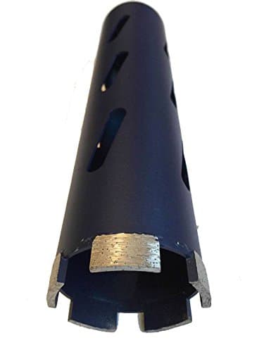 2-1/2-Inch Laser Welded Dry Diamond Core Drill Bit Hole Saw for Concrete and Asphalt, 2-1/2" Diameter x 11" Length