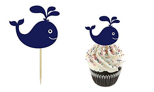 Baby Whale Cupcake Toppers