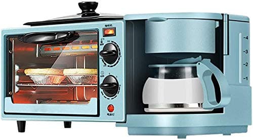 WONOOS Breakfast Machine Multifunctional Three in One Can Fry Steaks, Bake Cakes, Make Coffee,for Breakfast, Afternoon Tea, Family Parties. Parties And As A Gift