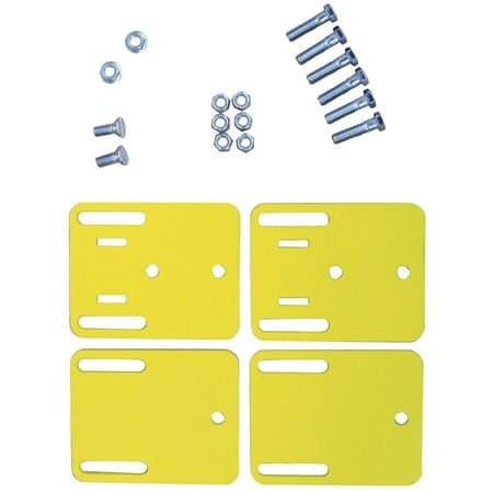 Mount Bracket, Pwdr Ct, Flatbar 4 in. W