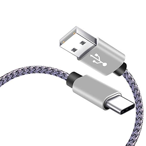 AOKER USB Type C Cable, 2Pack 10ft Nylon Braided USB Type A to C Fast Charger Cord for Samsung Galaxy Note 8 S8 plus,Google Pixel 2 XL,Moto Z Z2,LG V30 G5 G6 V20 Nintendo Switch More (2Pack 10ft)