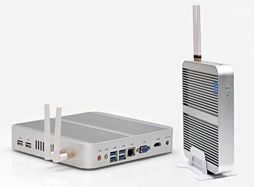 KINGDEL i5-4200U CPU PC, Mini Computer with 16GB RAM, 128GB SSD, HD, VGA, 4*USB 3.0, Fanless, Metal Case