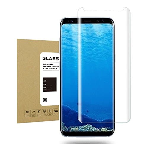 Galaxy S8 Plus Tempered Glass Screen Protector Onexix [9H Hardness] [HD Clear] [Bubble Free] Anti-scratches Easy Installation Premium Screen Protector for Samsung Galaxy S8 Plus Clear