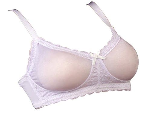 Transform See-Through sheer Pocket Mastectomy bra - 44DD - White