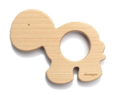 Cheengoo Sustainable Wood Turtle Teether