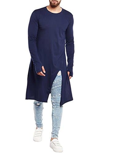 FUGAZEE Men's Front Slit Thumbhole Kurta