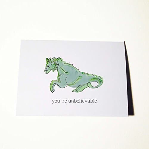 Unbelievable Card
