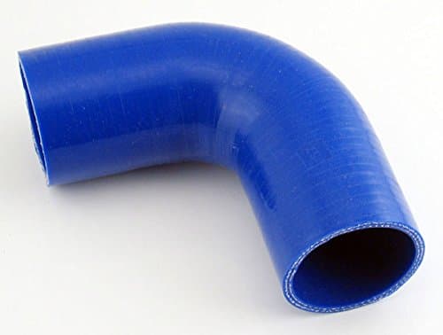 Pegasus E90.57-BLUE, Blue Silicone Hose, 2 1/4" ID 90 degree 4" Legs