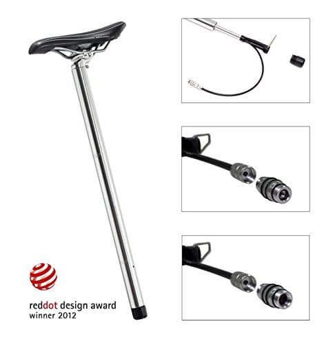 PostPump 2.0 Seatpost 33.9 Silver by BioLogic