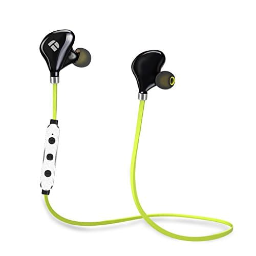 Wireless Bluetooth Headphones, DolTech 4.0 CSR8645 Solution IPX4 Sweat Proof Stable Fit In Ear Workout Earphones Magnetic Earbuds Built-in Mic Noise Cancelling (816 Green)