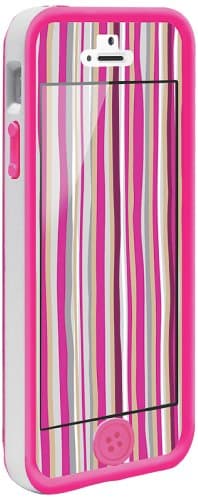 Tunewear IP5-POPTUNE-ST01 POPTUNE Case for  iPhone 5 - 1 Pack - Retail Packaging - Stripe Pink