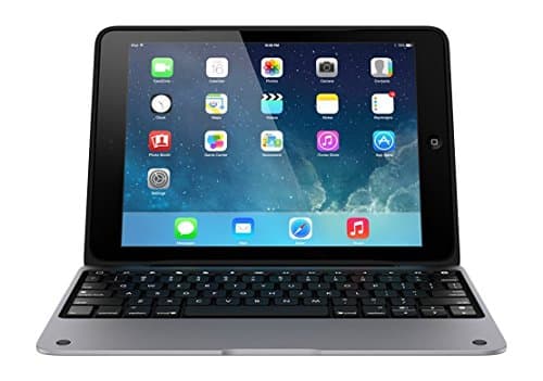 ClamCase Pro for iPad Air, Incipio ClamCase Pro Bluetooth Keyboard [100 Hour Playtime] for iPad Air - Black/Smoke