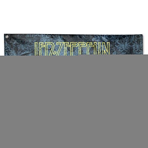 Large Translucent Led Zeppelin Metal Rock Band Flag Sing Layer Retangular Flag 3' X5'