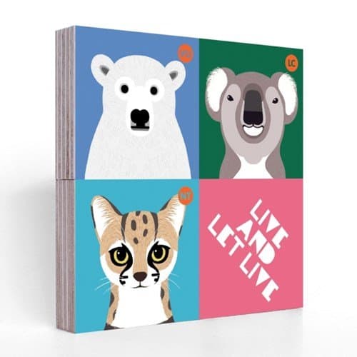 Office Products - polar bear Block Magnet Set