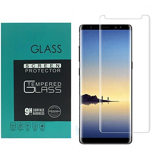 Galaxy Note 8 Screen Protector, [HD Clear] [Anti-Bubble] [Case Friendly] Tempered Glass Screen Protector for Samsung Galaxy Note 8