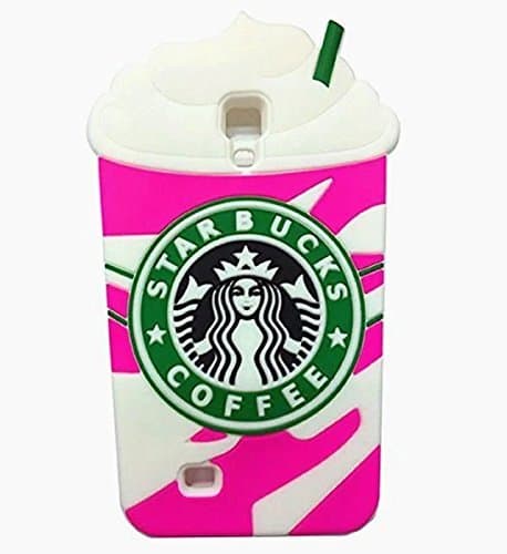 S4 Case,Galaxy S4 Case,Galaxy S4 Silicone Case,Bat King Cartoon Starbucks Strawberry Ice Cream Silicon Gel Rubber Case Cover Skin for Samsung Galaxy S4 i9500