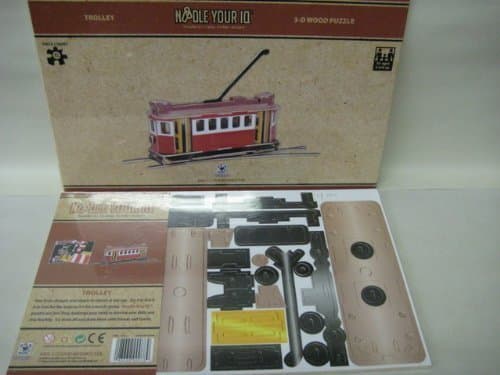 Trolley 3D Puzzle Colored by Discovery Bay Games