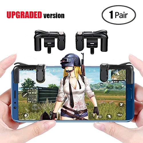 [UPGRADED version]Leuna Fortnite PUBG Mobile Game controller Fire and Aim L1R1 Trigger Buttons for Fortnite Mobile / PUBG Mobile / Knives Out / Rules of Survial